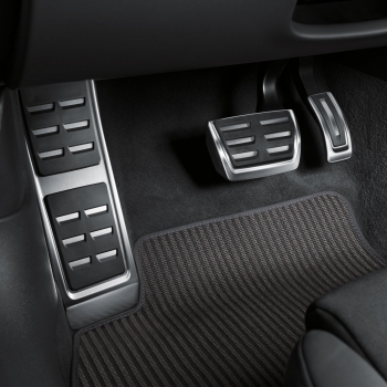 Ornamente sport RS pentru pedale si reazem picior, originale Audi Q7 (4M) 2016+, transmisie automata