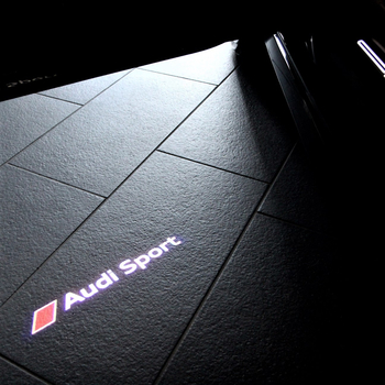 Kit upgrade LED original Audi, la luminile de intrare din usa, logo Audi Sport, mufa ingusta, stanga