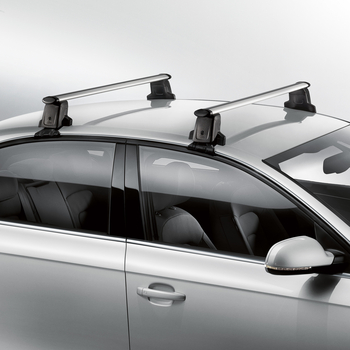 Set bare transversale suport portbagaj originale Audi A4 Limuzina (8K) 2008-2015, fixare pe plafon