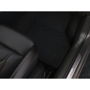 Covorase de cauciuc All-weather originale Seat CUPRA Leon (KL) si Formentor (KM) 2020+, set fata-spate, negre