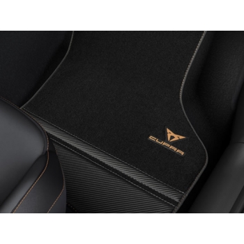 Covorase textile originale Seat CUPRA Leon (KL) si Formentor (KM) 2020+, set fata-spate, Carbon Fibre Effect