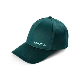 Sapca originala Skoda, design Baseball, verde - Emerald