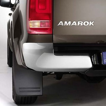 Set aparatori de noroi originale Volkswagen Amarok 2010-2020, cu overfendere, la axa spate
