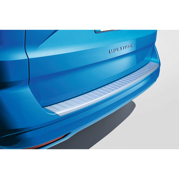 Protectie pentru bara spate originala Volkswagen Transporter Multivan T7 (ST) 2021+, optica otel inox