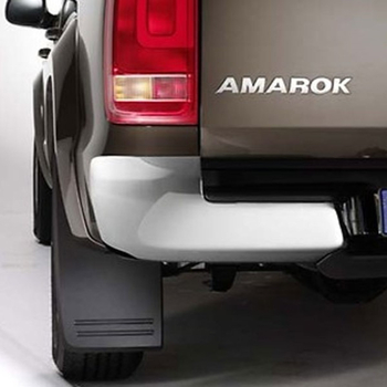 Set aparatori de noroi originale Volkswagen Amarok 2010-2020, fara overfendere, la axa spate