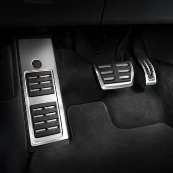 Ornamente sport RS pentru pedale si reazem picior, originale Audi Q5 (FY) 2017+, transmisie automata