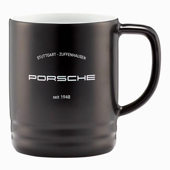 Cana ceramica originala Porsche - Black Cup - Essential, 270 ml