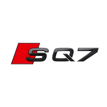 Emblema autocolanta originala Audi, logo SQ7, negru lucios