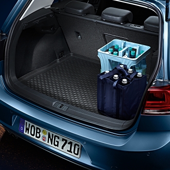Tava portbagaj originala Volkswagen Golf 7 (A7-5G-BQ) 2013-&gt;, poliuretan expandat, podea variabila